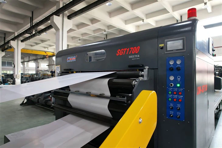 Vysoko produktívny stroj na hárky papiera